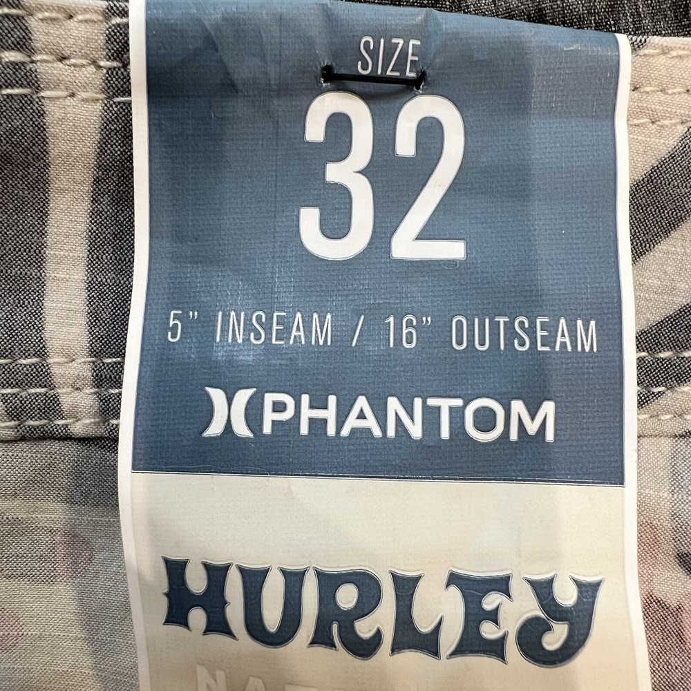 Hurley Phantom Board Shorts Mens 32 Swim Floral Pattern NWT Beach Trunks - Picture 7 of 9